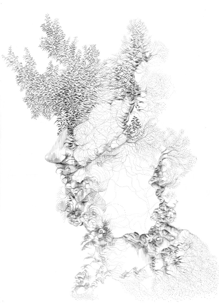 1sleeping giant 47x35 cm indian ink on paper 2013