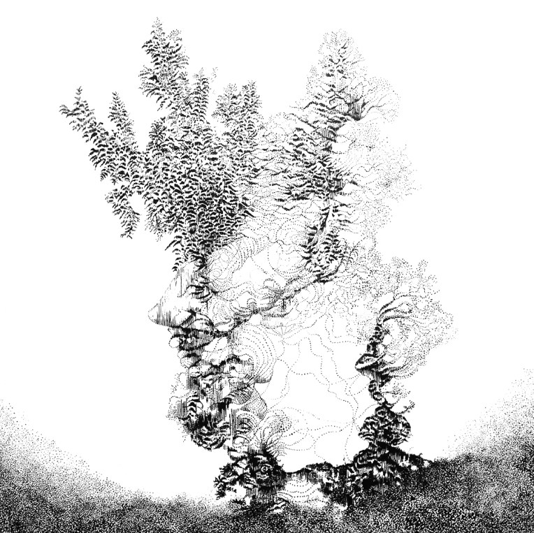 sleeping giant 110x110cm acrylic on canvas 2015